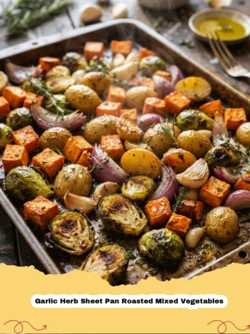 Effortless & Delicious: The Ultimate Garlic Herb Sheet Pan Roasted Mixed Vegetables