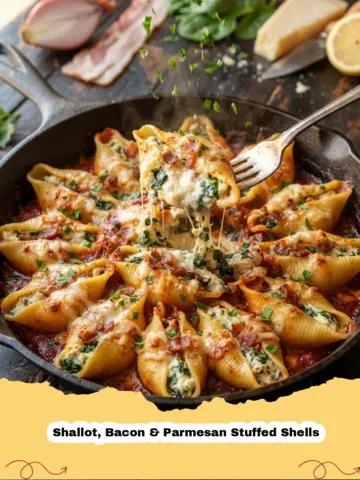 Cozy Up: The Ultimate Shallot, Bacon & Parmesan Stuffed Shells Recipe