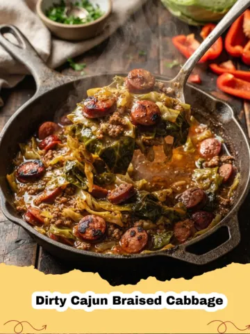 Soul-Warming & Irresistible: My Ultimate Dirty Cajun Braised Cabbage Recipe