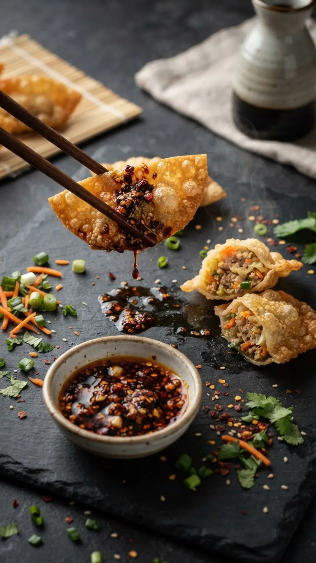 Irresistible Pan-Fried Rice Paper Dumplings Preparation