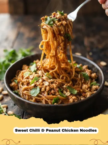 The Ultimate Weeknight Delight: Sweet Chilli & Peanut Chicken Noodles