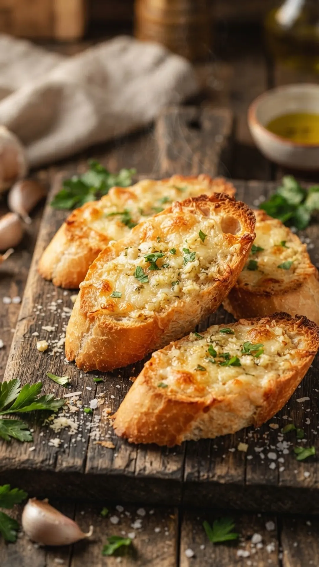 The Crispiest Air Fryer Garlic Bread Preparation