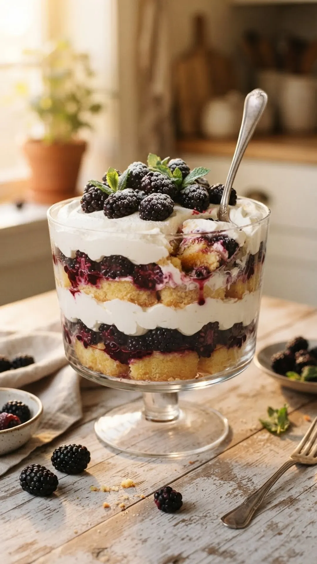 The Ultimate Blackberry Hybrid Fruit Trifle Preparation